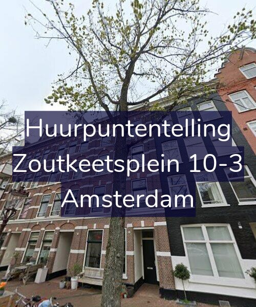 Foto gevel Huurpuntentelling voor Zoutkeetsplein 10-3, Amsterdam
