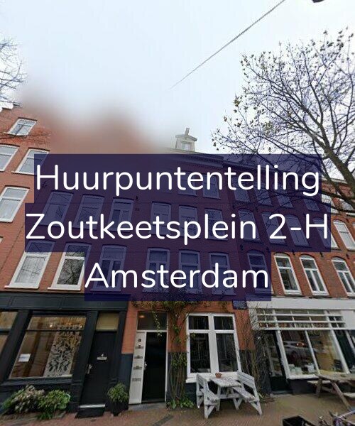 Foto gevel Huurpuntentelling voor Zoutkeetsplein 2-H, Amsterdam