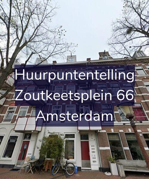 Foto gevel Huurpuntentelling voor Zoutkeetsplein 66, Amsterdam