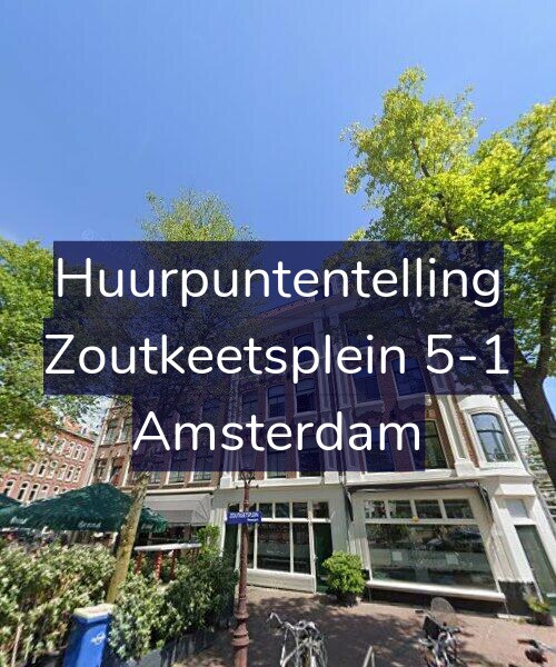 Foto gevel Huurpuntentelling voor Zoutkeetsplein 5-1, Amsterdam