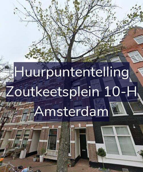 Foto gevel Huurpuntentelling voor Zoutkeetsplein 10-H, Amsterdam