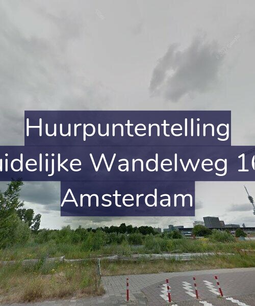 Foto gevel Huurpuntentelling voor Zuidelijke Wandelweg 167, Amsterdam