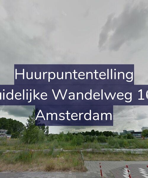 Foto gevel Huurpuntentelling voor Zuidelijke Wandelweg 169, Amsterdam