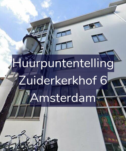 Foto gevel Huurpuntentelling voor Zuiderkerkhof 6, Amsterdam