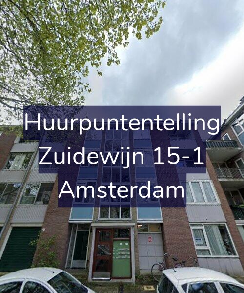Foto gevel Huurpuntentelling voor Zuidewijn 15-1, Amsterdam