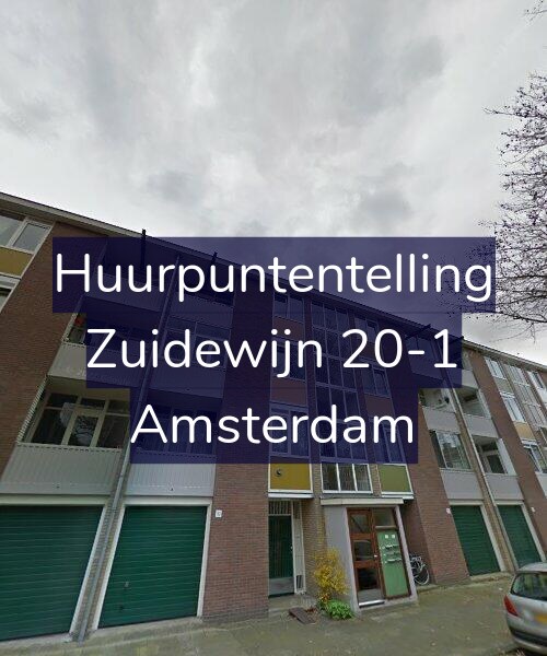 Foto gevel Huurpuntentelling voor Zuidewijn 20-1, Amsterdam