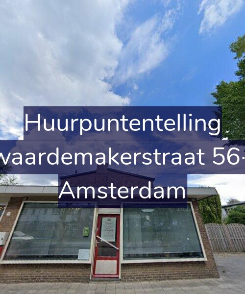 Foto gevel Huurpuntentelling voor Zwaardemakerstraat 56-H, Amsterdam