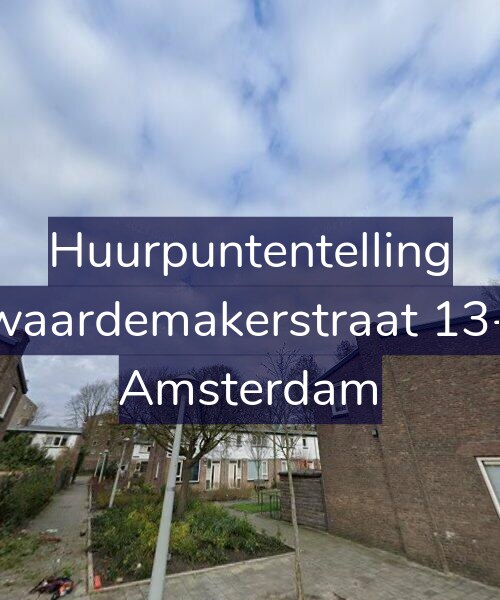 Foto gevel Huurpuntentelling voor Zwaardemakerstraat 13-H, Amsterdam