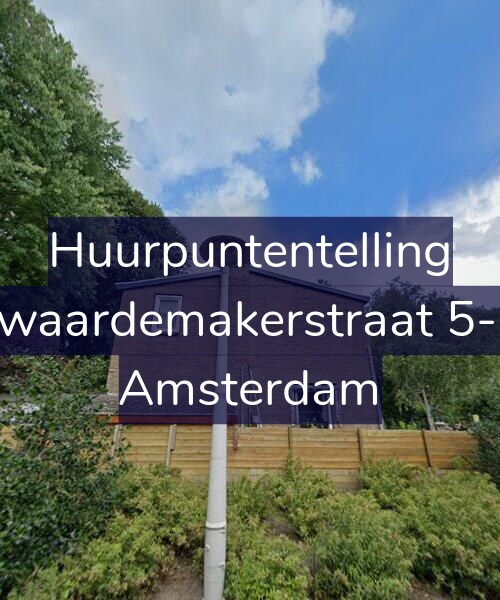 Foto gevel Huurpuntentelling voor Zwaardemakerstraat 5-H, Amsterdam