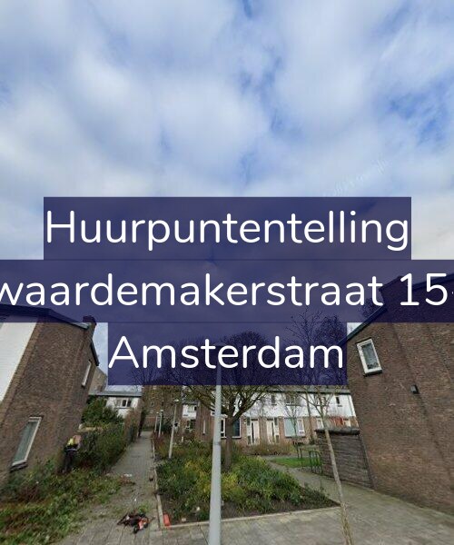 Foto gevel Huurpuntentelling voor Zwaardemakerstraat 15-1, Amsterdam