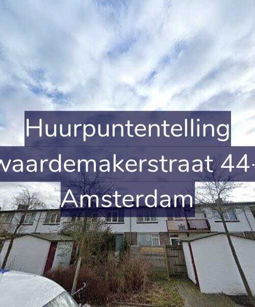 Foto gevel Huurpuntentelling voor Zwaardemakerstraat 44-H, Amsterdam