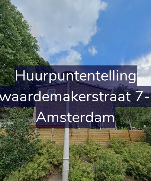 Foto gevel Huurpuntentelling voor Zwaardemakerstraat 7-H, Amsterdam