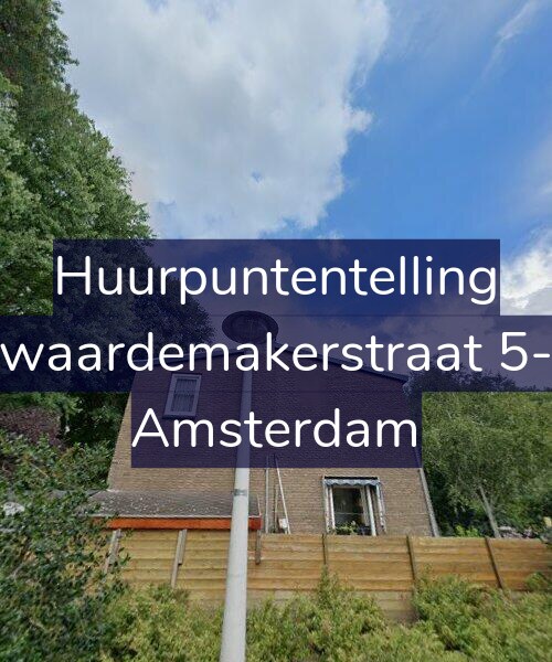 Foto gevel Huurpuntentelling voor Zwaardemakerstraat 5-1, Amsterdam