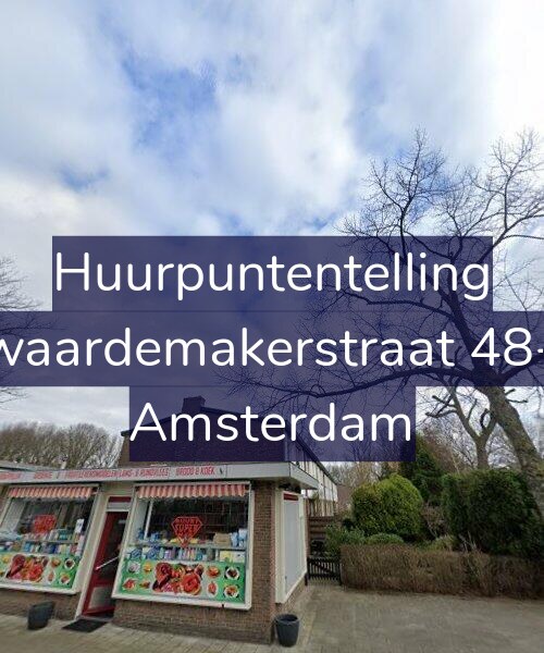 Foto gevel Huurpuntentelling voor Zwaardemakerstraat 48-H, Amsterdam