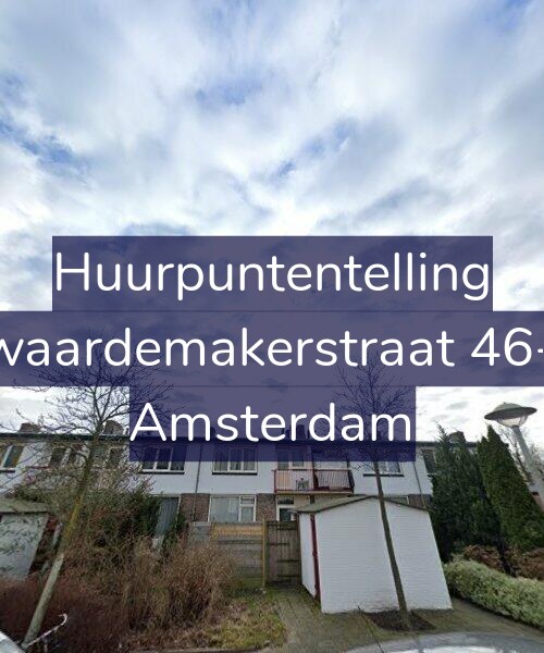 Foto gevel Huurpuntentelling voor Zwaardemakerstraat 46-H, Amsterdam