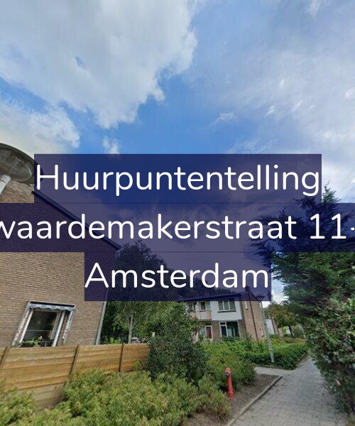 Foto gevel Huurpuntentelling voor Zwaardemakerstraat 11-H, Amsterdam