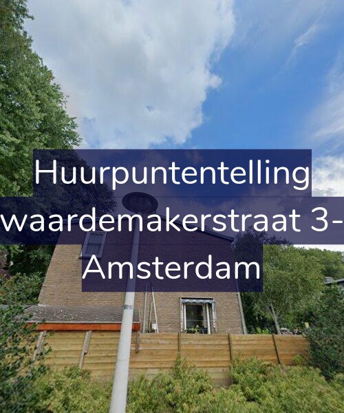 Foto gevel Huurpuntentelling voor Zwaardemakerstraat 3-1, Amsterdam