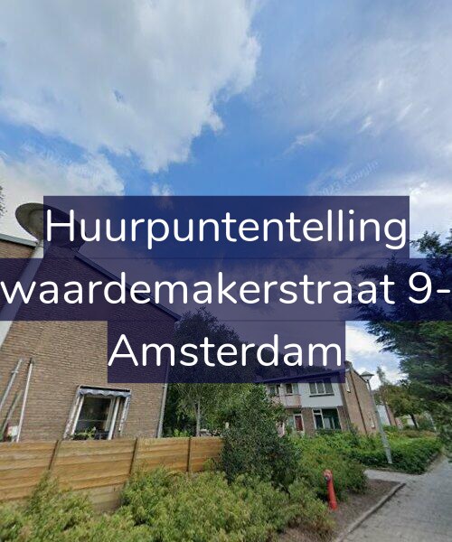 Foto gevel Huurpuntentelling voor Zwaardemakerstraat 9-1, Amsterdam