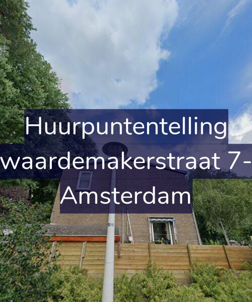 Foto gevel Huurpuntentelling voor Zwaardemakerstraat 7-1, Amsterdam