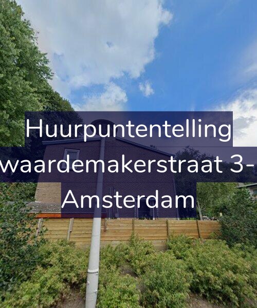 Foto gevel Huurpuntentelling voor Zwaardemakerstraat 3-H, Amsterdam
