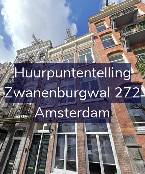 Foto gevel Huurpuntentelling voor Zwanenburgwal 272, Amsterdam
