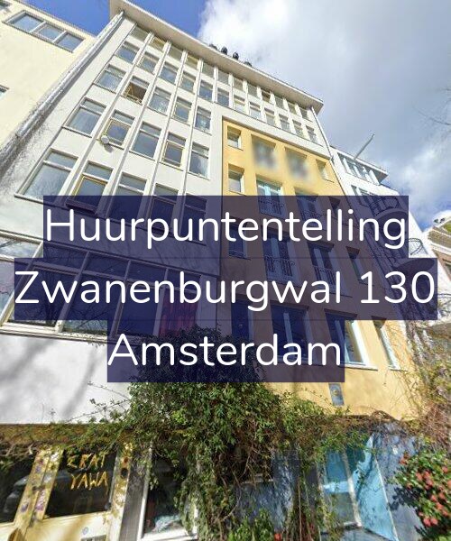 Foto gevel Huurpuntentelling voor Zwanenburgwal 130, Amsterdam