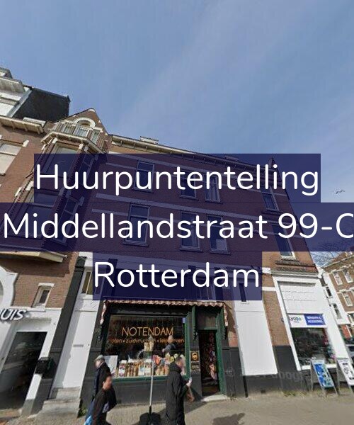 Foto gevel Huurpuntentelling voor 1e Middellandstraat 99-C01, Rotterdam