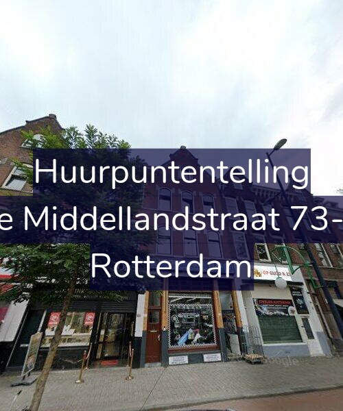 Foto gevel Huurpuntentelling voor 1e Middellandstraat 73-B, Rotterdam