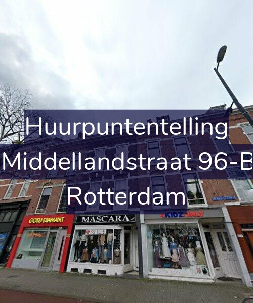 Foto gevel Huurpuntentelling voor 1e Middellandstraat 96-B02, Rotterdam