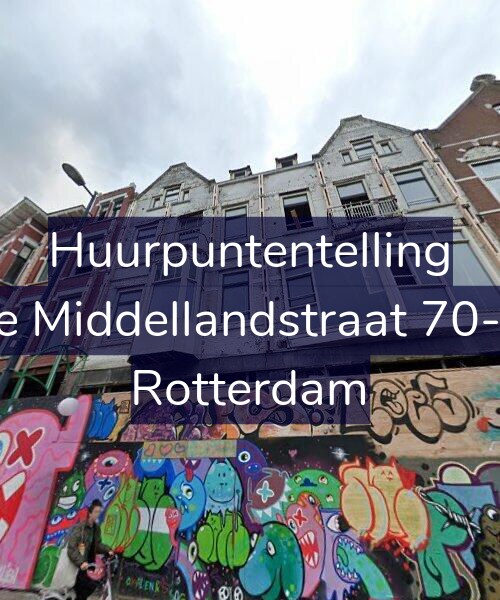 Foto gevel Huurpuntentelling voor 1e Middellandstraat 70-A, Rotterdam