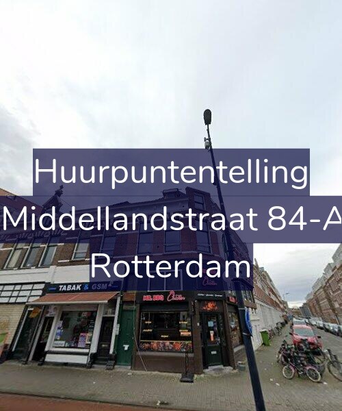 Foto gevel Huurpuntentelling voor 1e Middellandstraat 84-A01, Rotterdam
