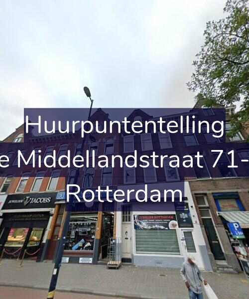 Foto gevel Huurpuntentelling voor 1e Middellandstraat 71-C, Rotterdam