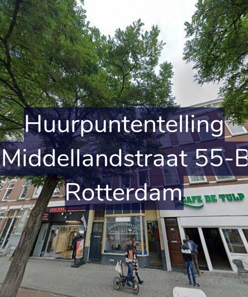 Foto gevel Huurpuntentelling voor 1e Middellandstraat 55-B01, Rotterdam