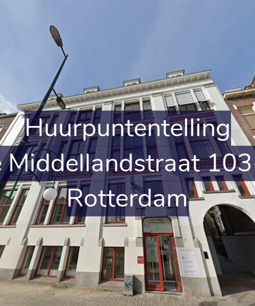 Foto gevel Huurpuntentelling voor 1e Middellandstraat 103-A, Rotterdam