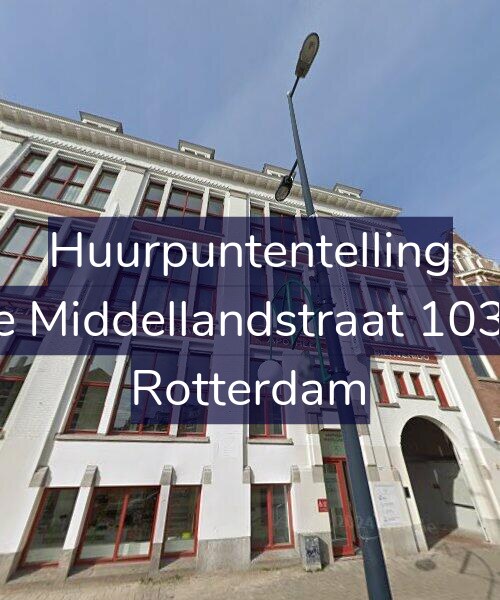 Foto gevel Huurpuntentelling voor 1e Middellandstraat 103-j, Rotterdam