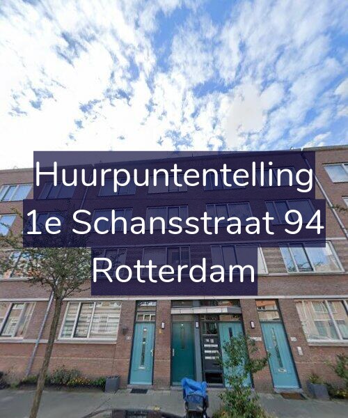 Foto gevel Huurpuntentelling voor 1e Schansstraat 94, Rotterdam
