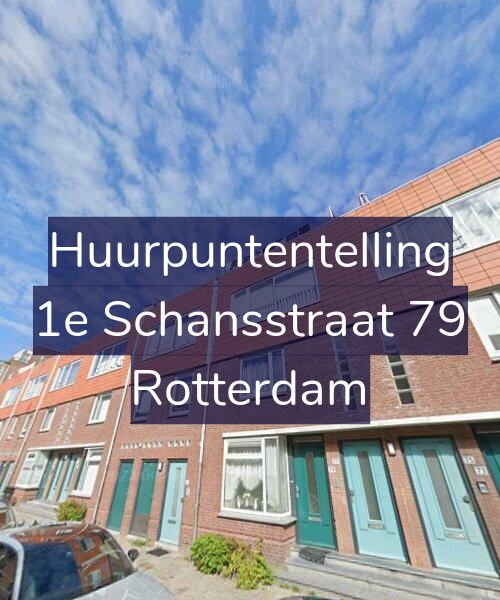 Foto gevel Huurpuntentelling voor 1e Schansstraat 79, Rotterdam