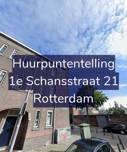 Foto gevel Huurpuntentelling voor 1e Schansstraat 21, Rotterdam