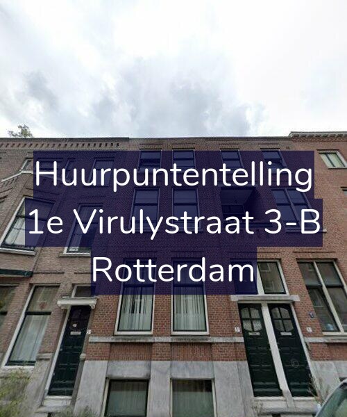 Foto gevel Huurpuntentelling voor 1e Virulystraat 3-B, Rotterdam