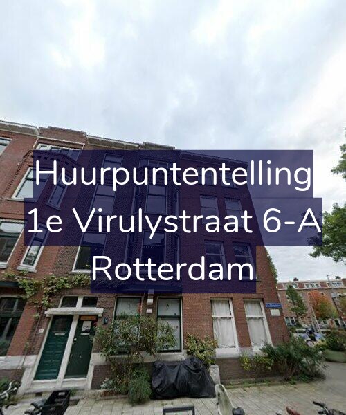 Foto gevel Huurpuntentelling voor 1e Virulystraat 6-A, Rotterdam