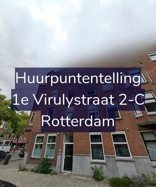 Foto gevel Huurpuntentelling voor 1e Virulystraat 2-C, Rotterdam