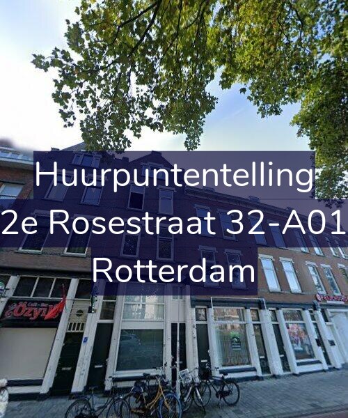 Foto gevel Huurpuntentelling voor 2e Rosestraat 32-A01, Rotterdam