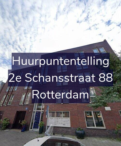 Foto gevel Huurpuntentelling voor 2e Schansstraat 88, Rotterdam