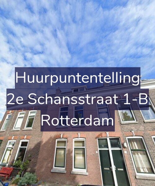 Foto gevel Huurpuntentelling voor 2e Schansstraat 1-B, Rotterdam