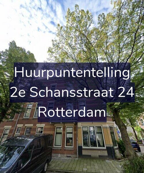 Foto gevel Huurpuntentelling voor 2e Schansstraat 24, Rotterdam