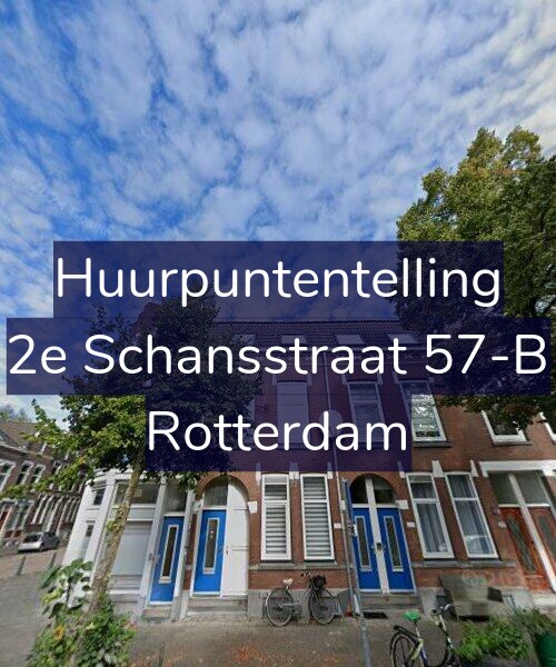 Foto gevel Huurpuntentelling voor 2e Schansstraat 57-B, Rotterdam