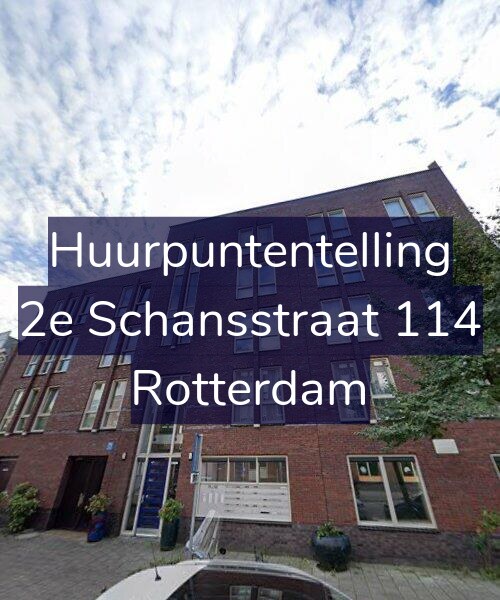 Foto gevel Huurpuntentelling voor 2e Schansstraat 114, Rotterdam