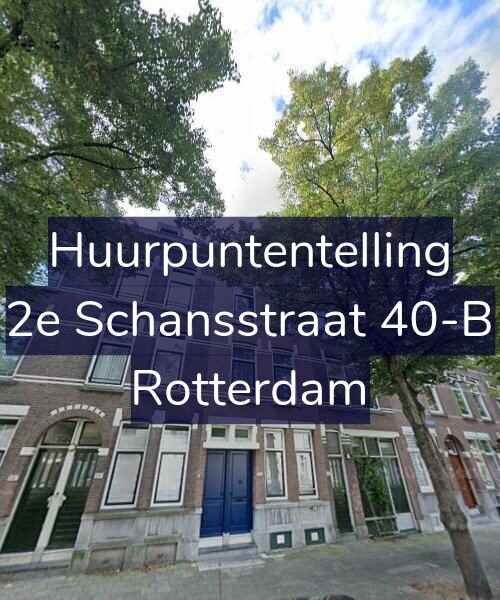 Foto gevel Huurpuntentelling voor 2e Schansstraat 40-B, Rotterdam