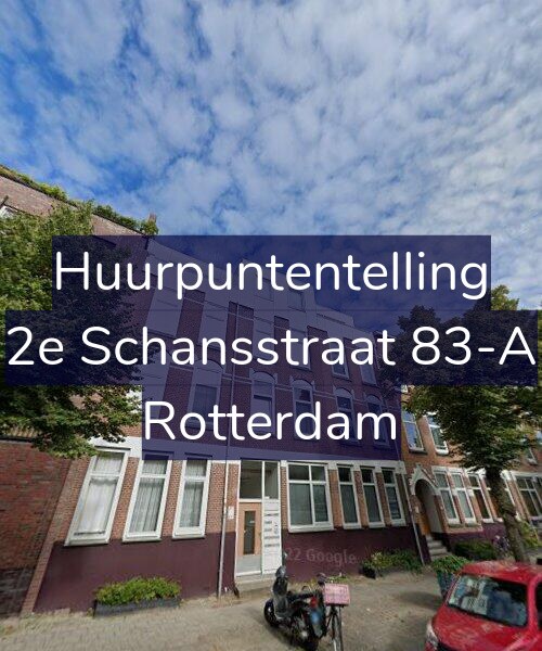 Foto gevel Huurpuntentelling voor 2e Schansstraat 83-A, Rotterdam