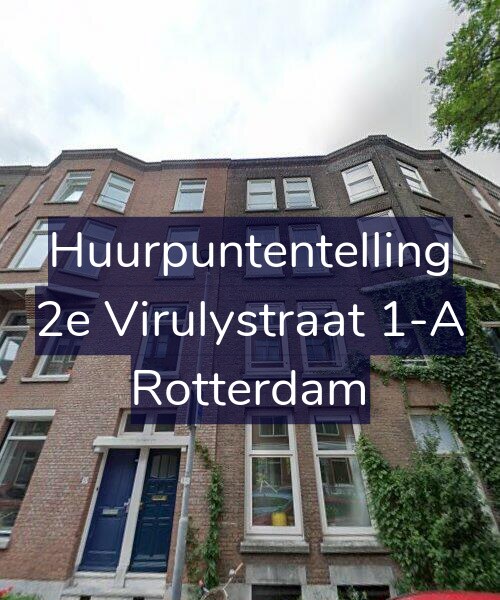 Foto gevel Huurpuntentelling voor 2e Virulystraat 1-A, Rotterdam